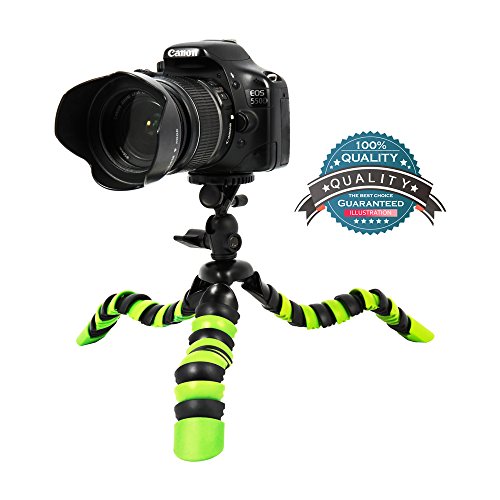 Topfroto 30cm Trípode Flexible Portátil - Adecuado para Canon Nikon...