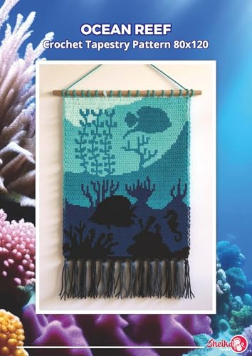 Ocean Reef Crochet Tapestry Pattern 80x120: A...