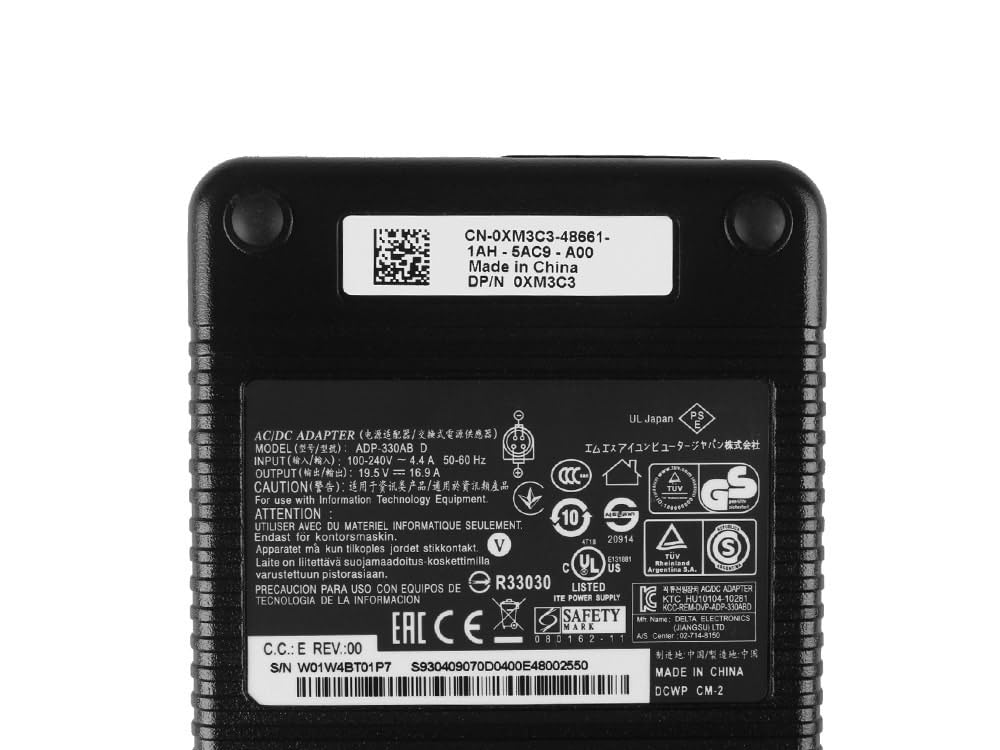 330W Alimentatore Universale Notebook Caricatore PC Universale Portatile per Mifcom Cerberus Mobile XW5 i7 Gaming Laptop i9 XG5 XG9 i7 GTX SLI Premium Ultimate XW5