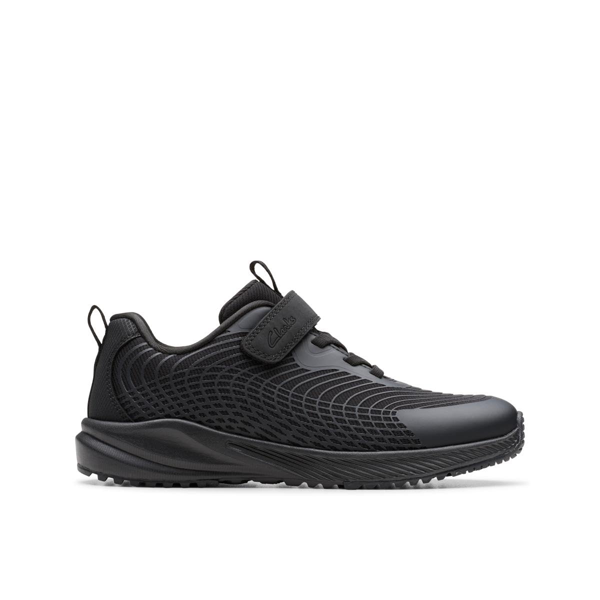 Clarks Deyes Dash K Childrens Black/Black, 13