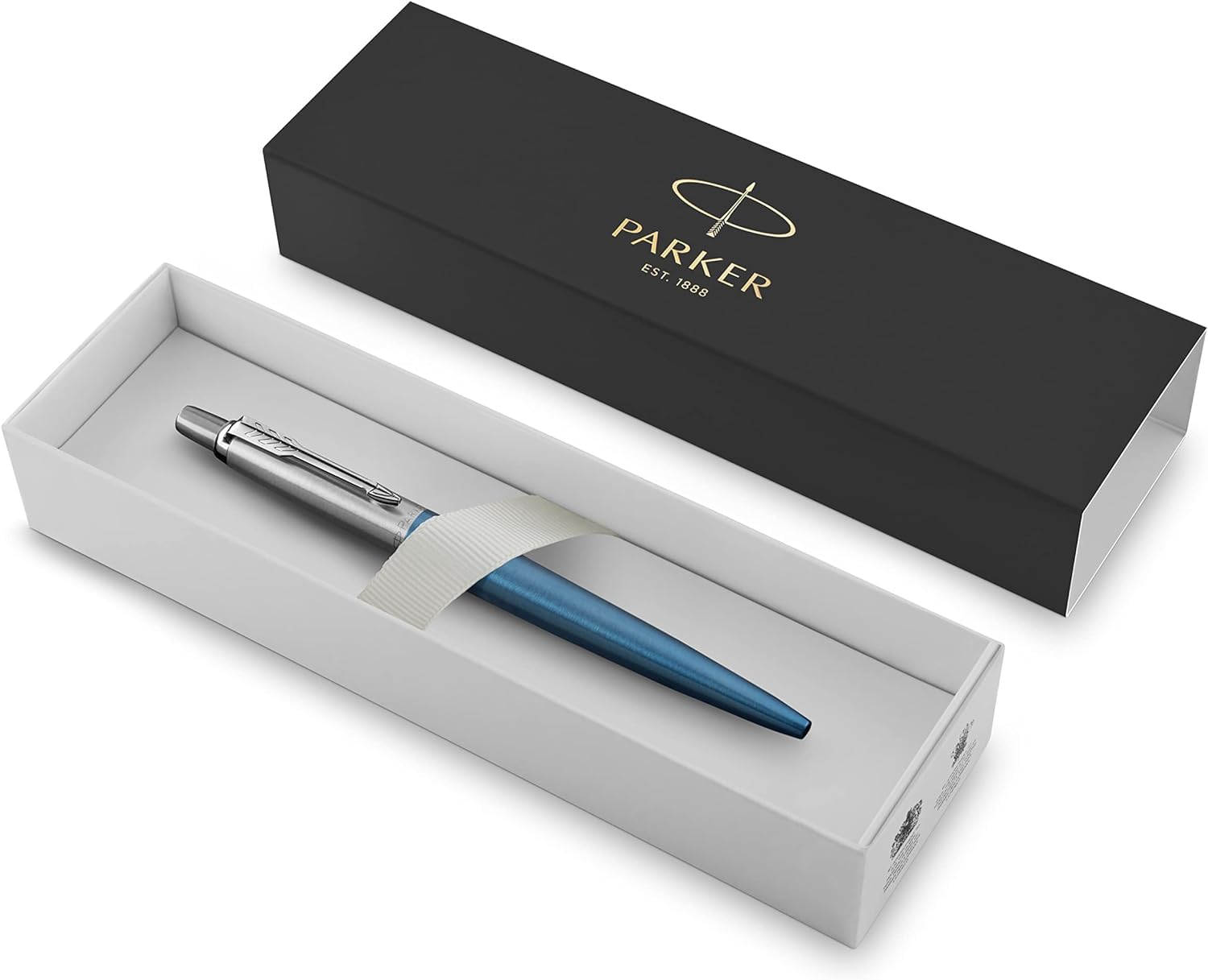 PARKER Jotter Core Recycled Penna Premium Confezione Regalo Mina Blu o Nera Waterloo Blue C.C.