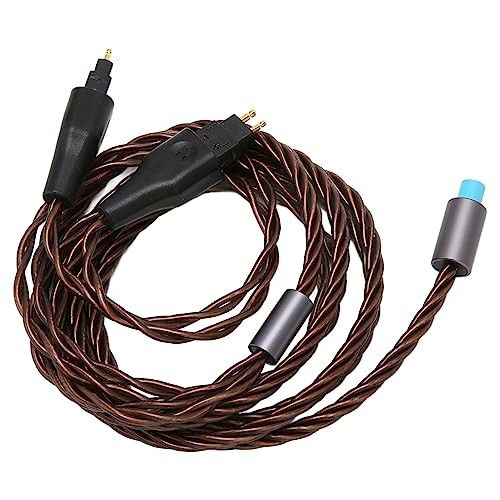 Câble HD650 HD660S anti-nœuds plaqué argent pour réparer votre casque audio