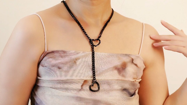 Amazon.com: KOFISNI Heart O-ring Slip Chain Necklace for Women