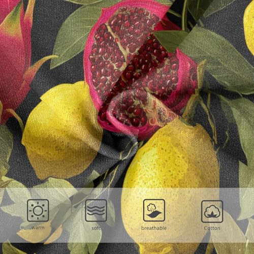 Wusikd Yellow Lemons Girls' Underwear Cotton Dragon Fruit Girls Briefs Soft Toddler Underwear 2T3