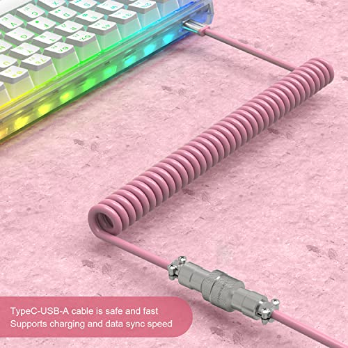 XINMENG X MAMBASNAKE C01 Coiled Keyboard Cable - Image 4