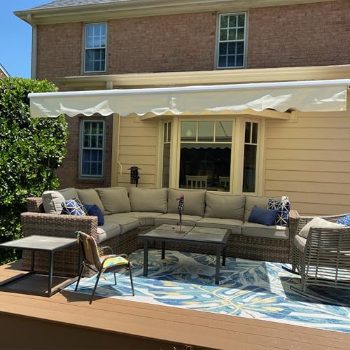 Aleko FAB12X10IVORY29 Patio Awning Fabric Replacement thumb #6