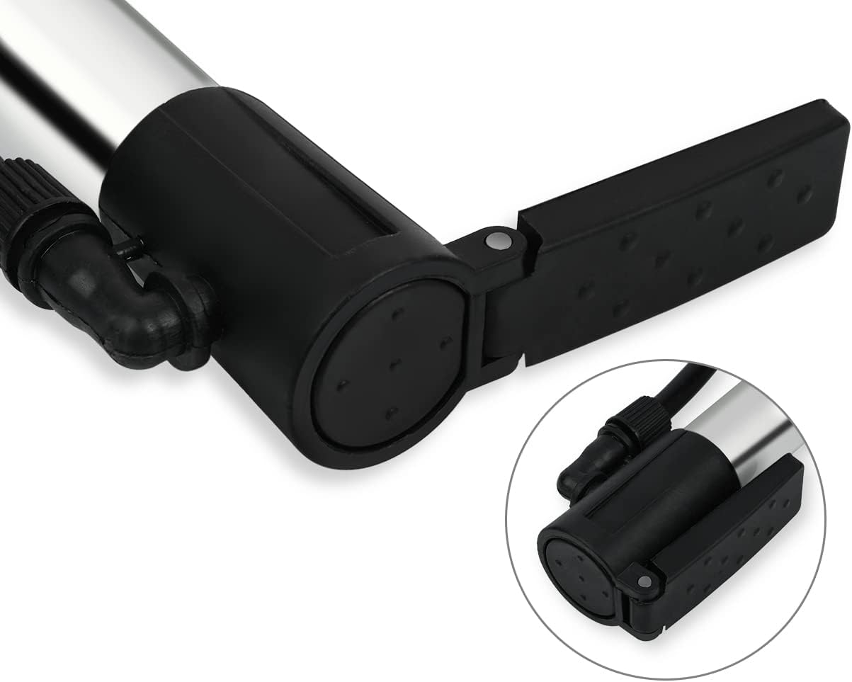 SCSpecial Mini Bike Pump Fits Presta and Schrader Valves Bike Hand Pump