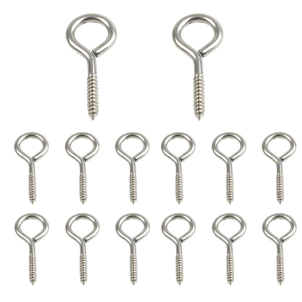 Anti-ruggine Acciaio Inox Resistente Autofilettante Legno Di Pecora Occhiello Oc - Foto 4