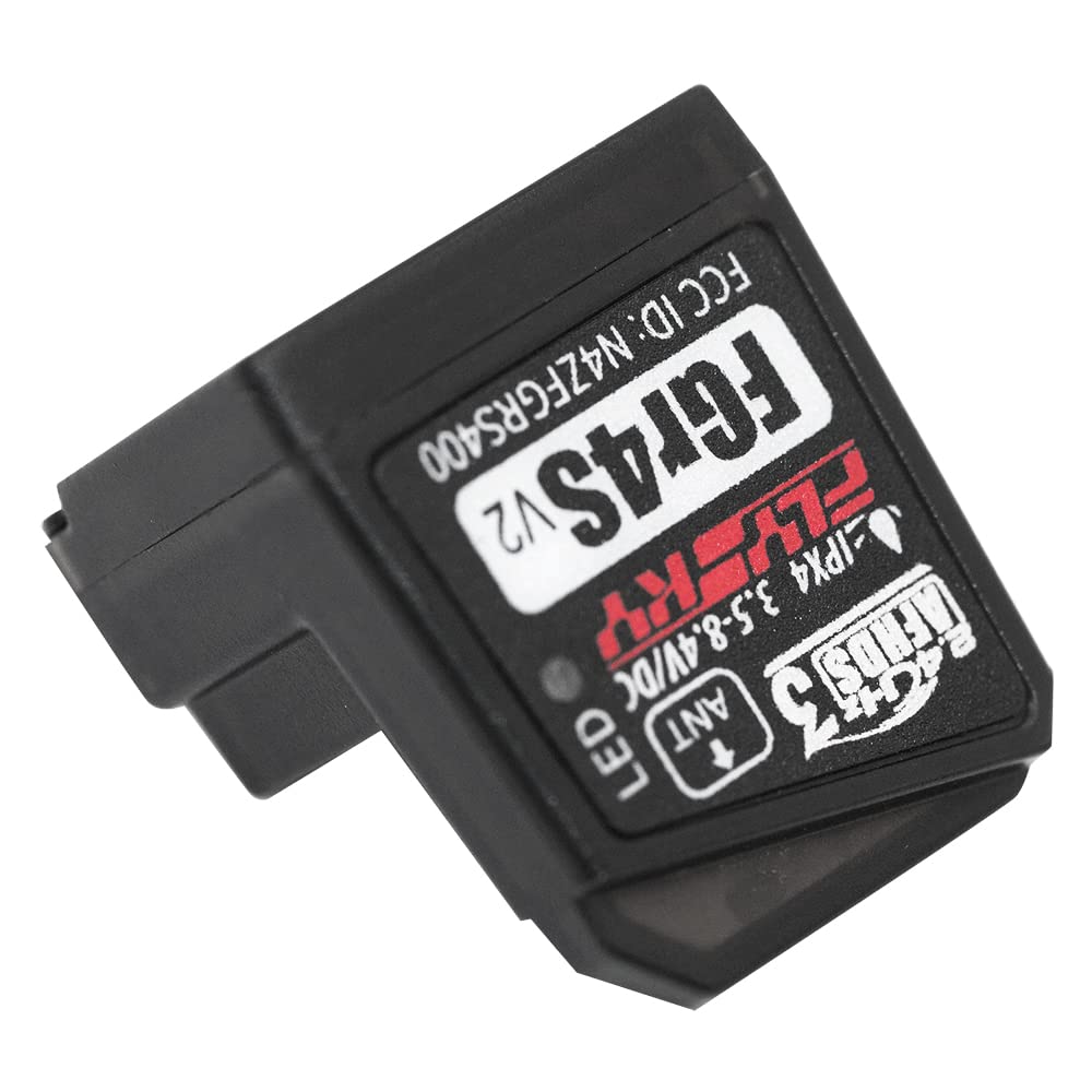 Récepteurs de spectre 4 canaux 2,4 G FGR4S V2 RC Récepteur compatible avec FrSky NB4 pour voiture télécommandée 1/10 / Aviron / Crawler