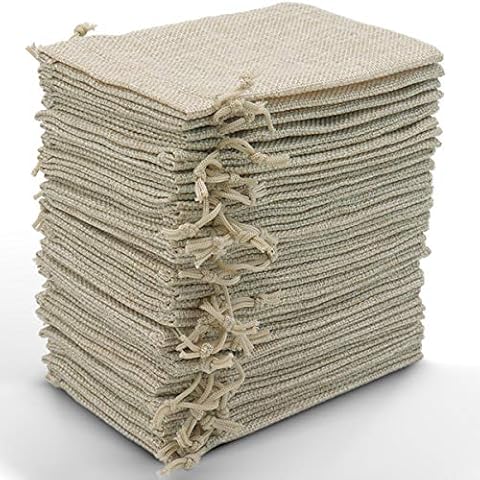 Leeyunbee Bolsas de Yute 10x15cm Cover