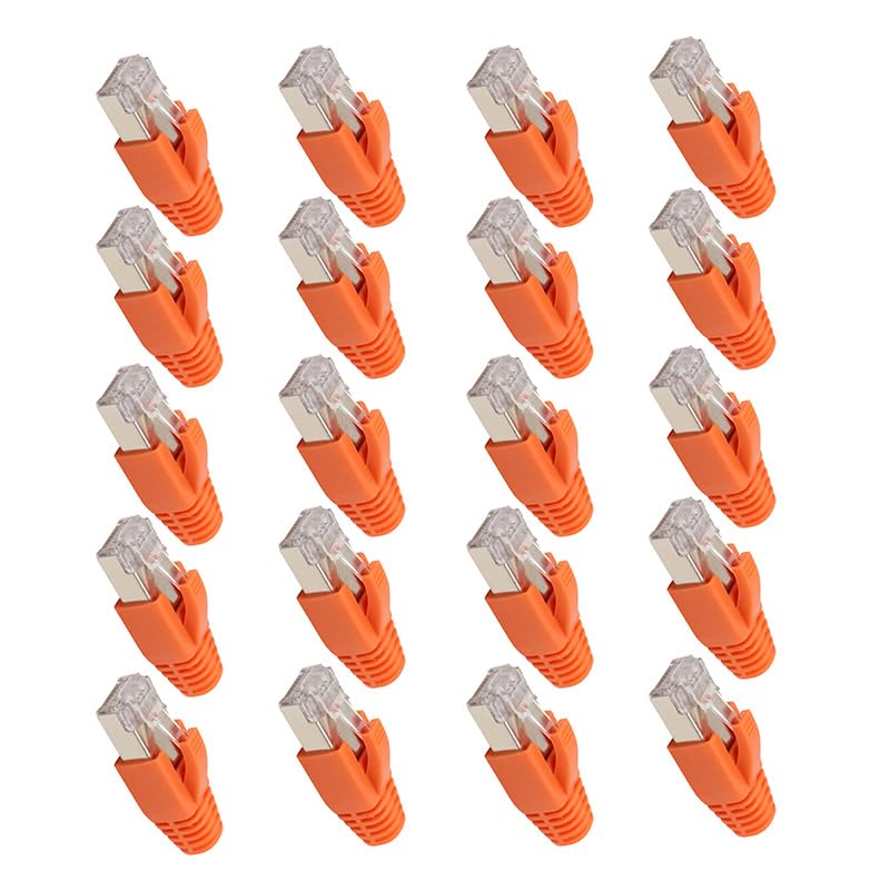 Liaison dorée 50 μ et design blindé pour ce connecteur Ethernet Cat7 premium
