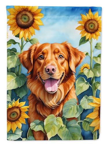 Caroline's Treasures DAC6128GF Nova Scotia Duck Toller in Sunflowers Garden