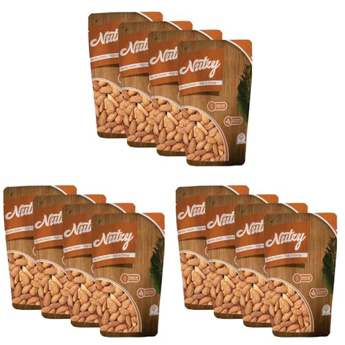 Image of Nutzy Premium Almonds (Gurbandi Almonds, 1000g) (Pack of 3)