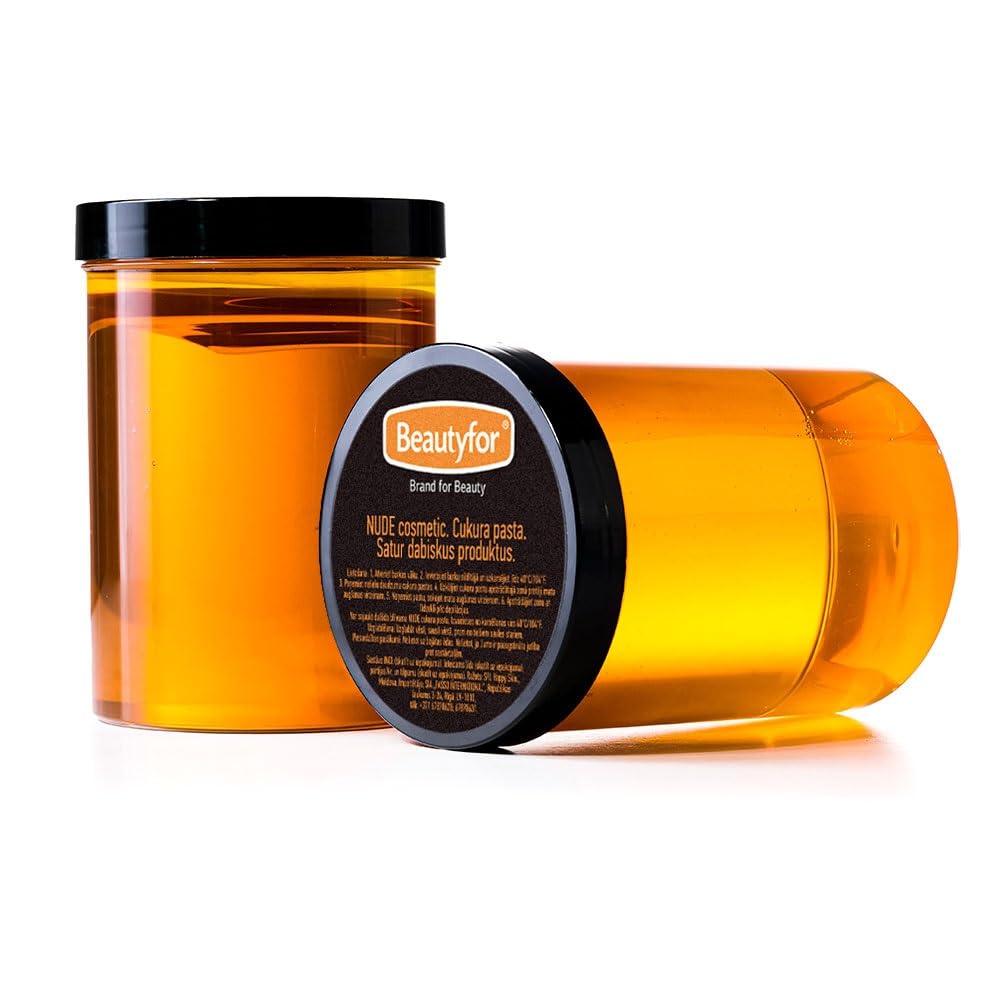 Waxing Sugar Paste Beautyfor Nude for hair removal Soft-Medium-Hard 1400g (1400g, Sugar Paste Type MEDIUM)