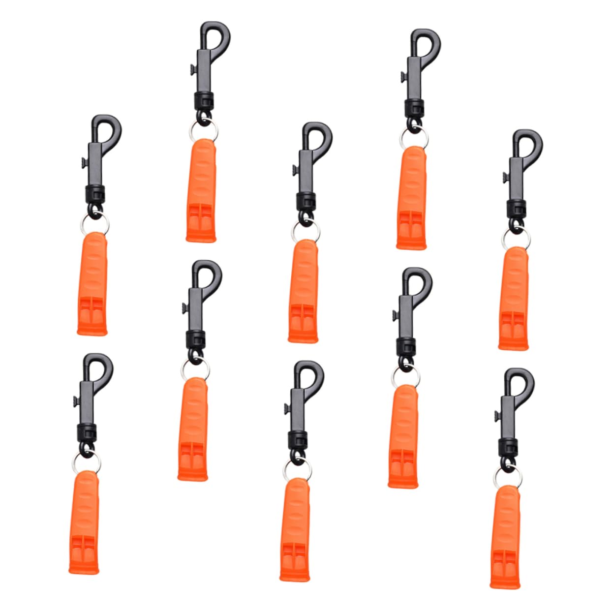 GOOHOCHY Camping Whistle Set 10pcs Emergency Lifeguard Whistles Signal Whistle for Outdoor Activities Travel Hiking