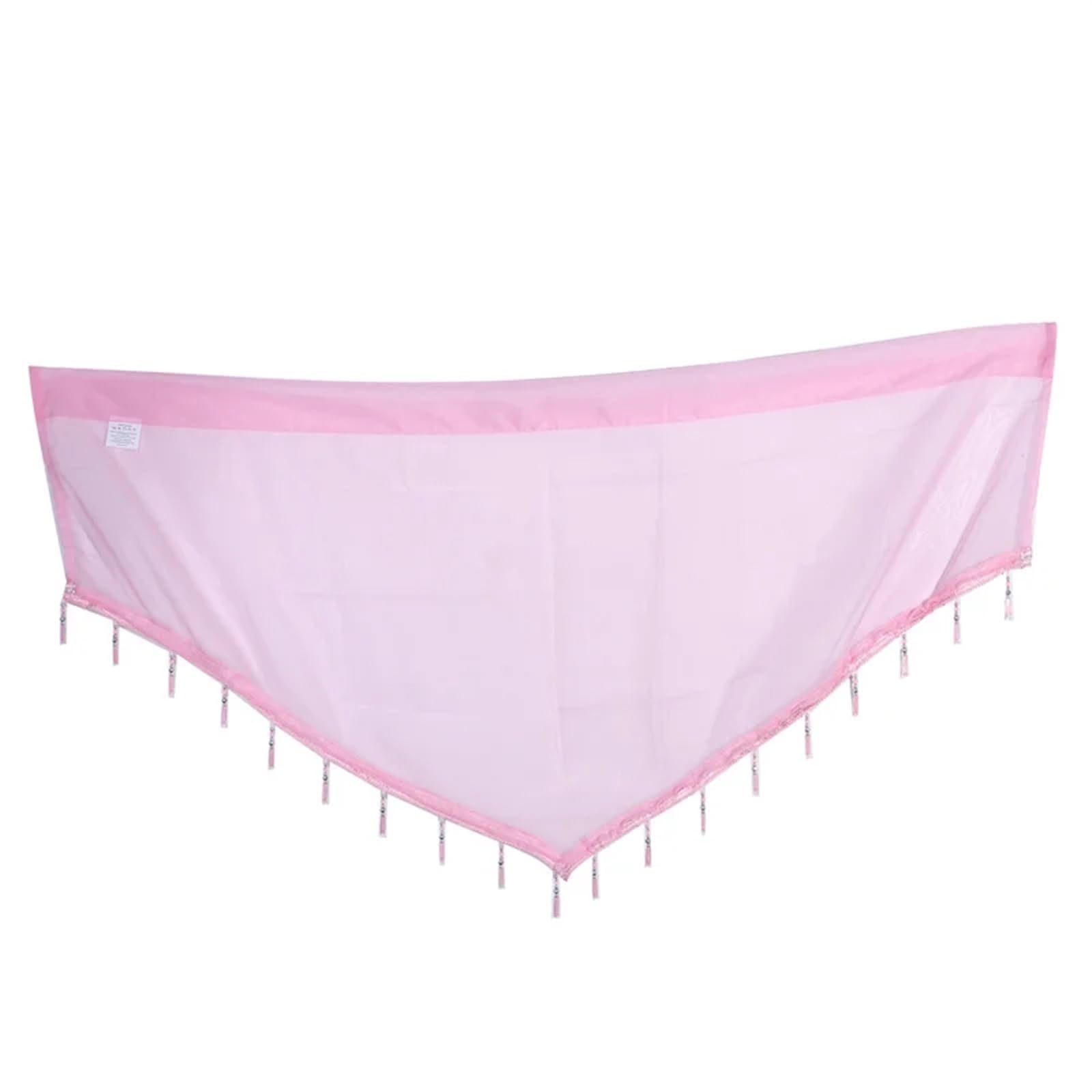 LuoAXINN Short Curtains Solid Color Triangle Shape Kitchen Short Curtain Window Valance Drape Home Decor(Light pink)