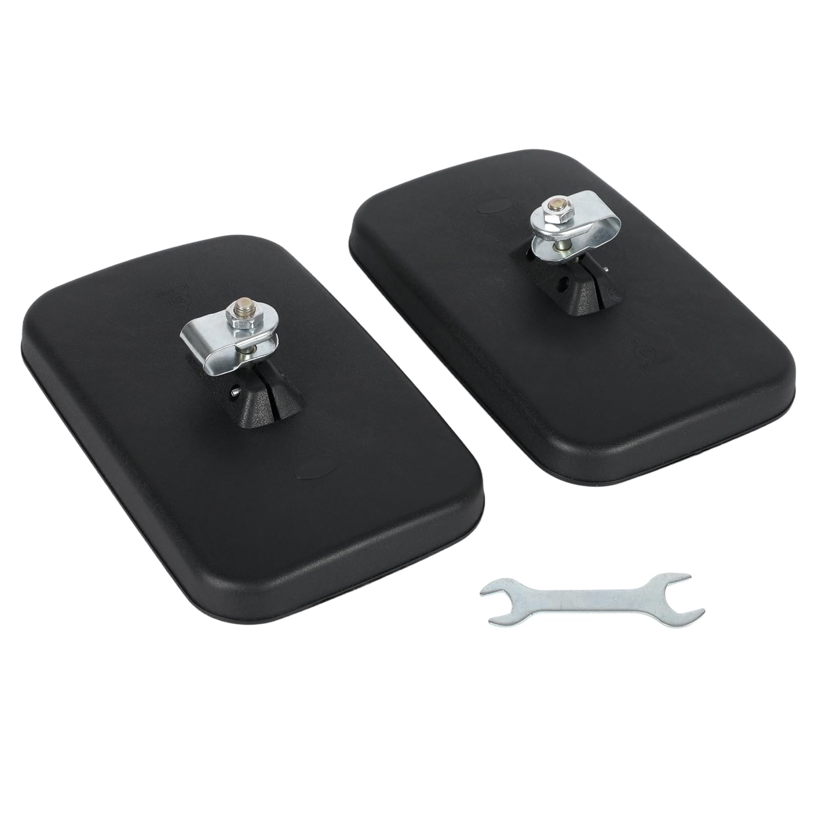 Espejos universales para tractor 25,5x16,3 cm PVC retrovisores camión autobús con carcasa soporte