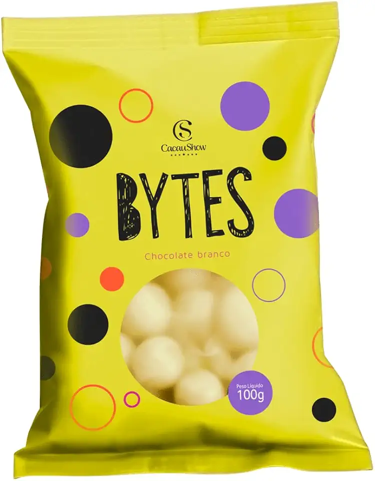 Bytes Chocolate Branco Crocante 100G Cacau Show