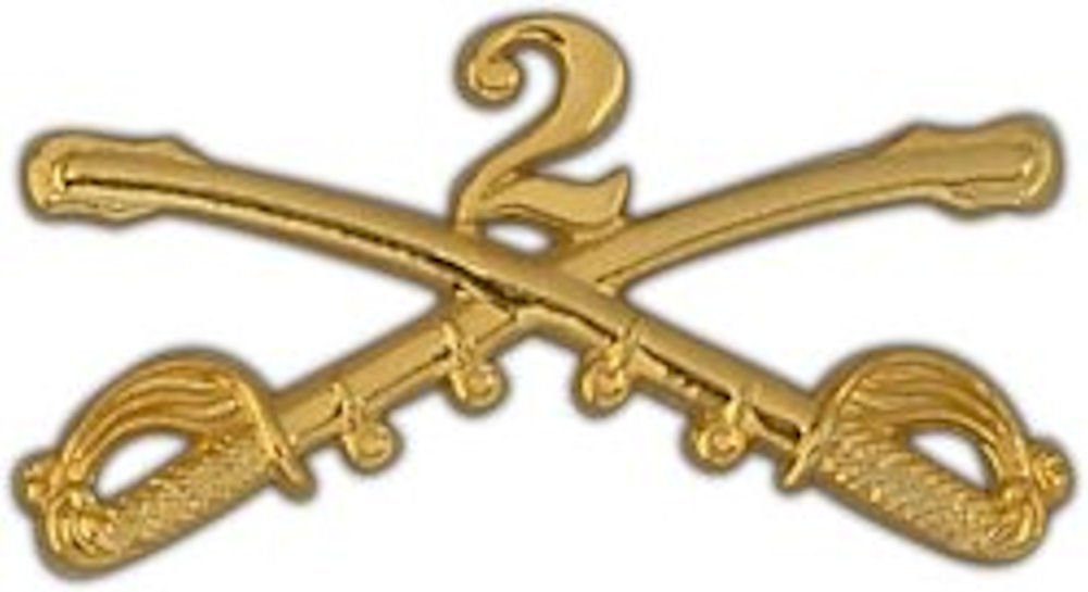 2nd Cavalry Large Pin