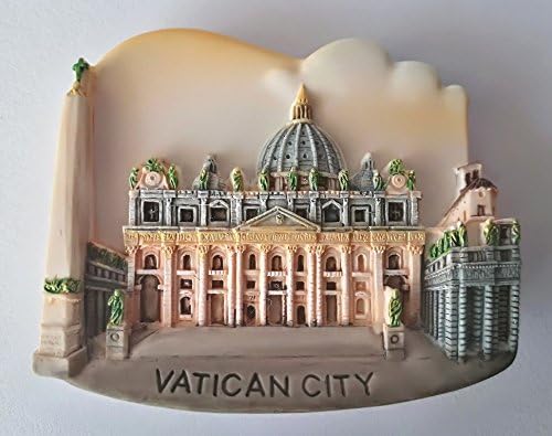 St. Peter's Basilica Vatican City Rome Italy Resin 3D fridge Refrigerator Thai Magnet Hand Made Craft.