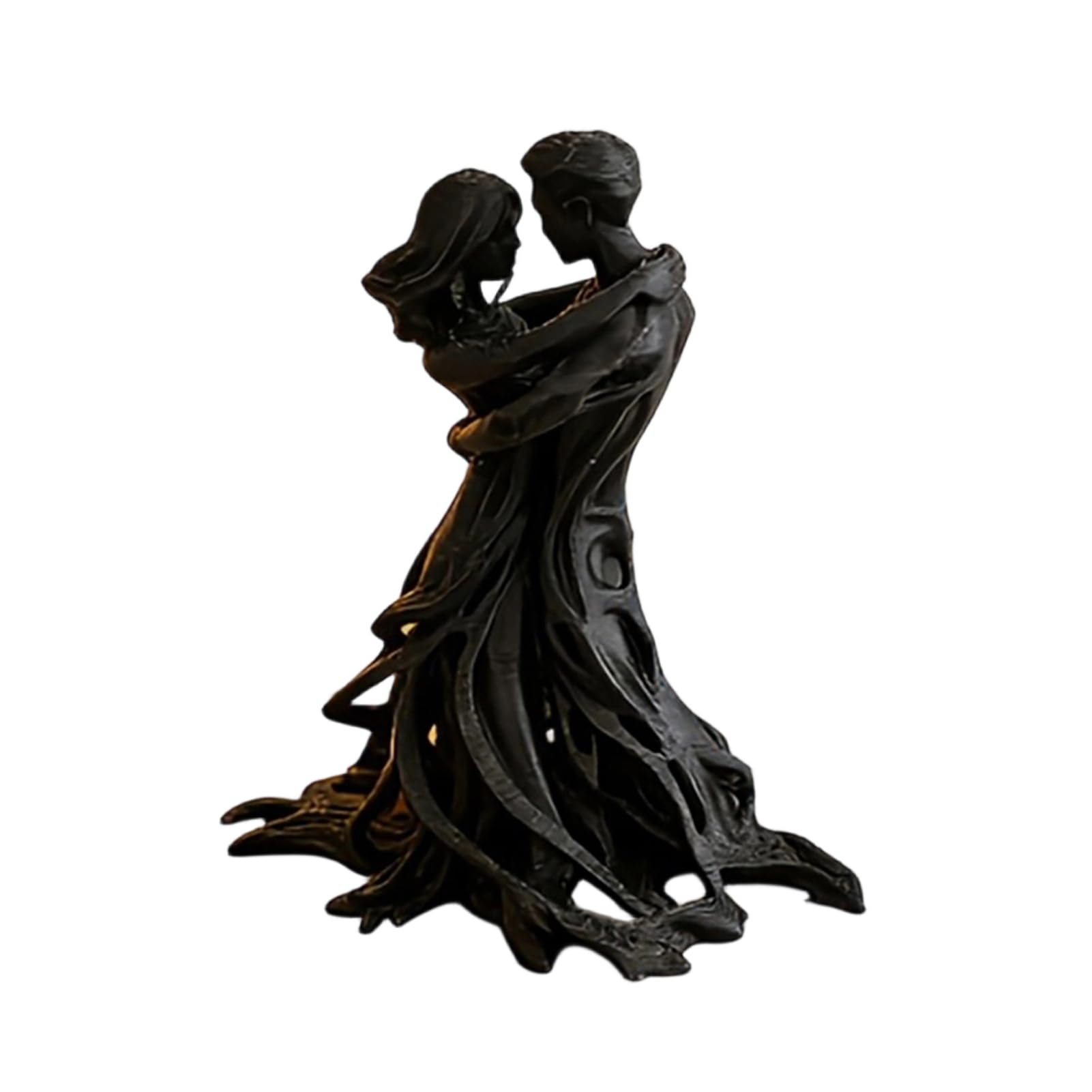 Virelynx 3D Printed Couple Statue – Romantic Couple Embrace Sculpture with Hollow Design, Nordic Decor for Wedding