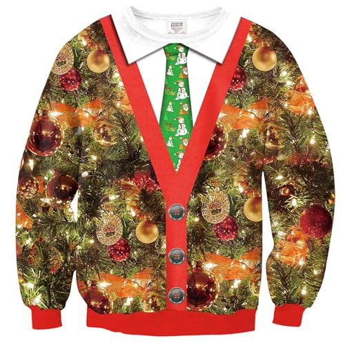 Arvilhill Unisex Funny Sweatshirt 3D Graphic Long Sleeve Christmas Animal Pullover (S-3Xl) 1 Arvilhill Unisex Funny Sweatshirt 3D Graphic Long Sleeve Christmas Animal Pullover (S-3Xl)