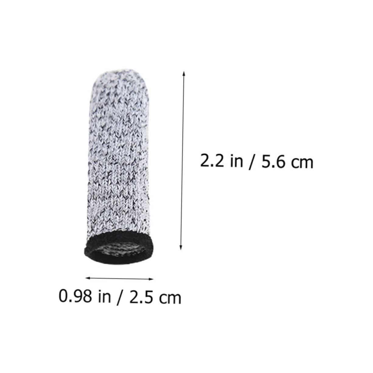 COLLBATH Finger Glove Cut Protection 6 Pairs Reusable Comfortable for Kitchen Garden Craft