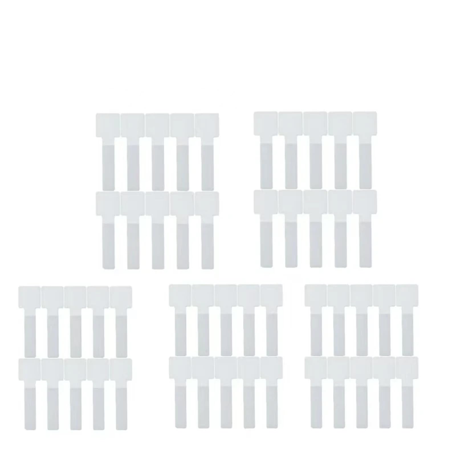 Chrklio 50Pcs White Cable Ties New Reusable Cable Ties: Self-Adhesive & Adjustable