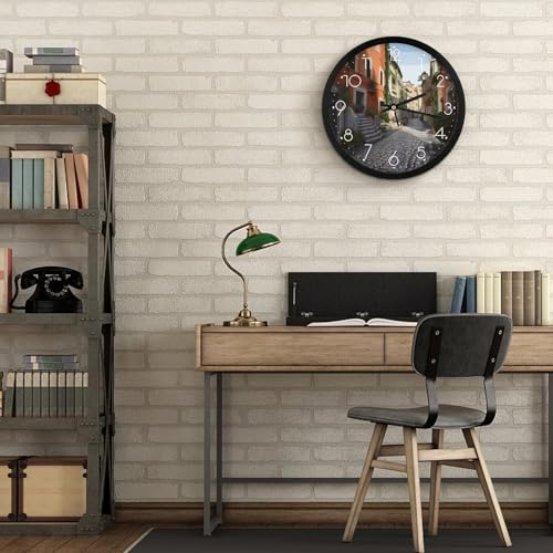 Horloge murale quartz décorative pour cuisine et bain - 7