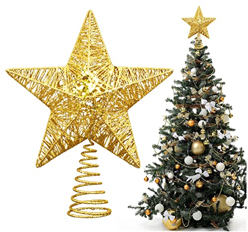 Decorazione per albero di Natale, con brillantini