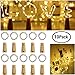 Produktbild 10x LED Lichterketten Flaschenlicht,Weinflasche Lichter LED Kork Licht,200cm Licht mit 20 Warmweiß Nacht Licht Weinflasche Flaschen Licht LED Lichter Lichterkette