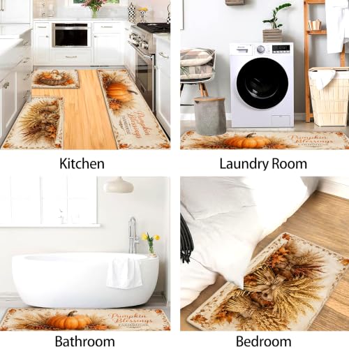 Tapis de cuisine automne confortables pour évier et buanderie rustique - 8