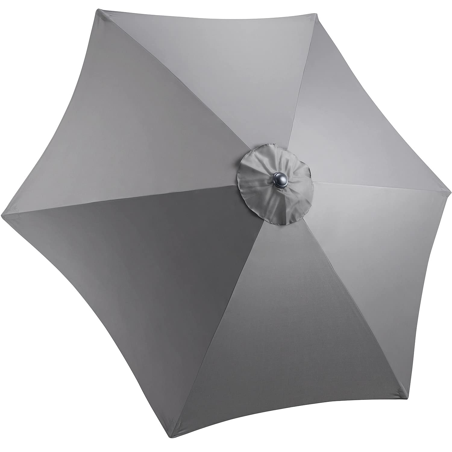 CHRISTOW Replacement Parasol Canopy, 2.4m, Grey