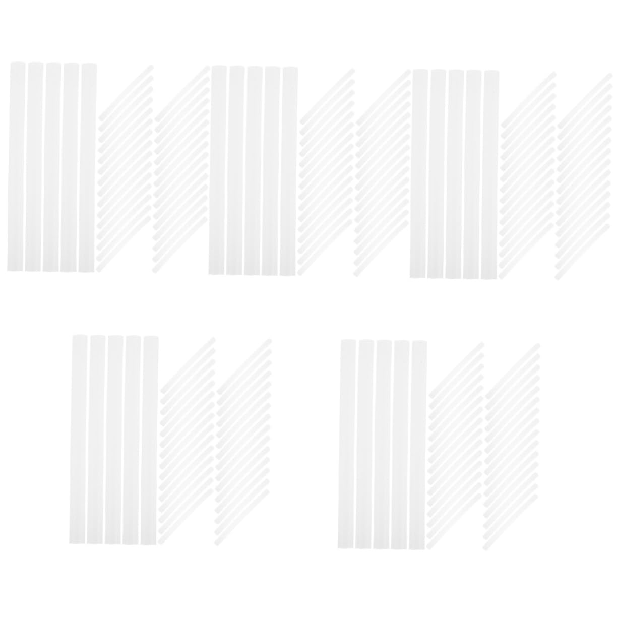 Lurrose 5 Set Stick Di Colla A Caldo Fusione A Caldo Bastoncini Di Colla Per Colla Mini Bastoncini Di Colla A Caldo Colla Stick Leggero Colla Calda Transparent Resina 100 Pezzi * 5