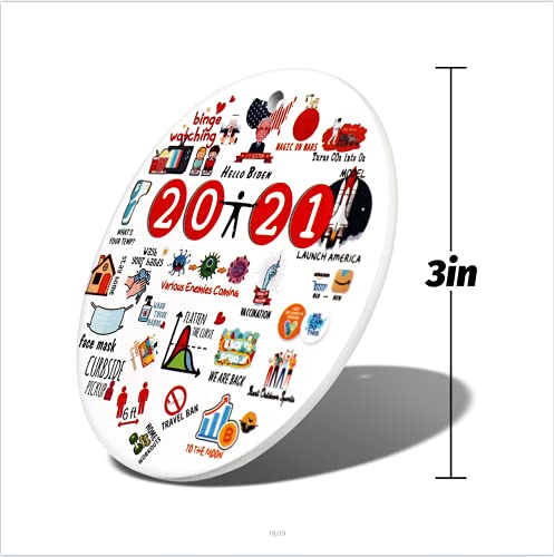 Cullaby Vintage Red Truck Decor 6.7 Inches Handcrafted Red Metal Truck Car Model for Christmas Table Decoration - Image 7