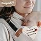 Hoppediz Buckle - Babytrage für Neugeborene ab Geburt - Fullbuckle Tragehilfe mit 2 Schnallenpositionen - mitwachsend bis 20 kg - Design Djerba