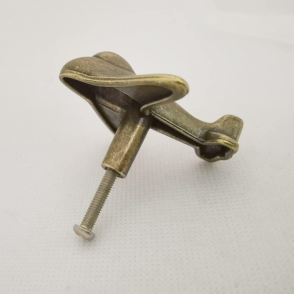 6 Pack Airplanes Knobs Door Handle Cabinet Pull Dresser Single Hole Plane Shape Knobs Handles Drawer Pulls for Furniture (Bronze)