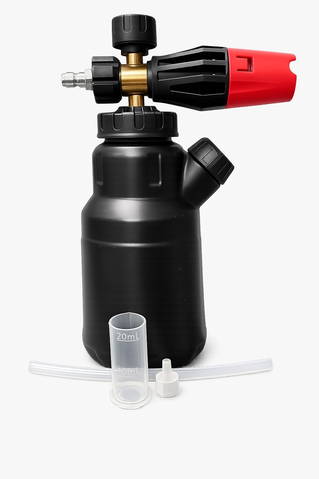 Pro Snow Foam Lance 1 LTR with 1/4" Quick Connector, Matte Black | Side Fill Design, for Pressure Washer, 1/4" Quick Connect, 1 Litre Capacity, Matte Black Finish-picture-13