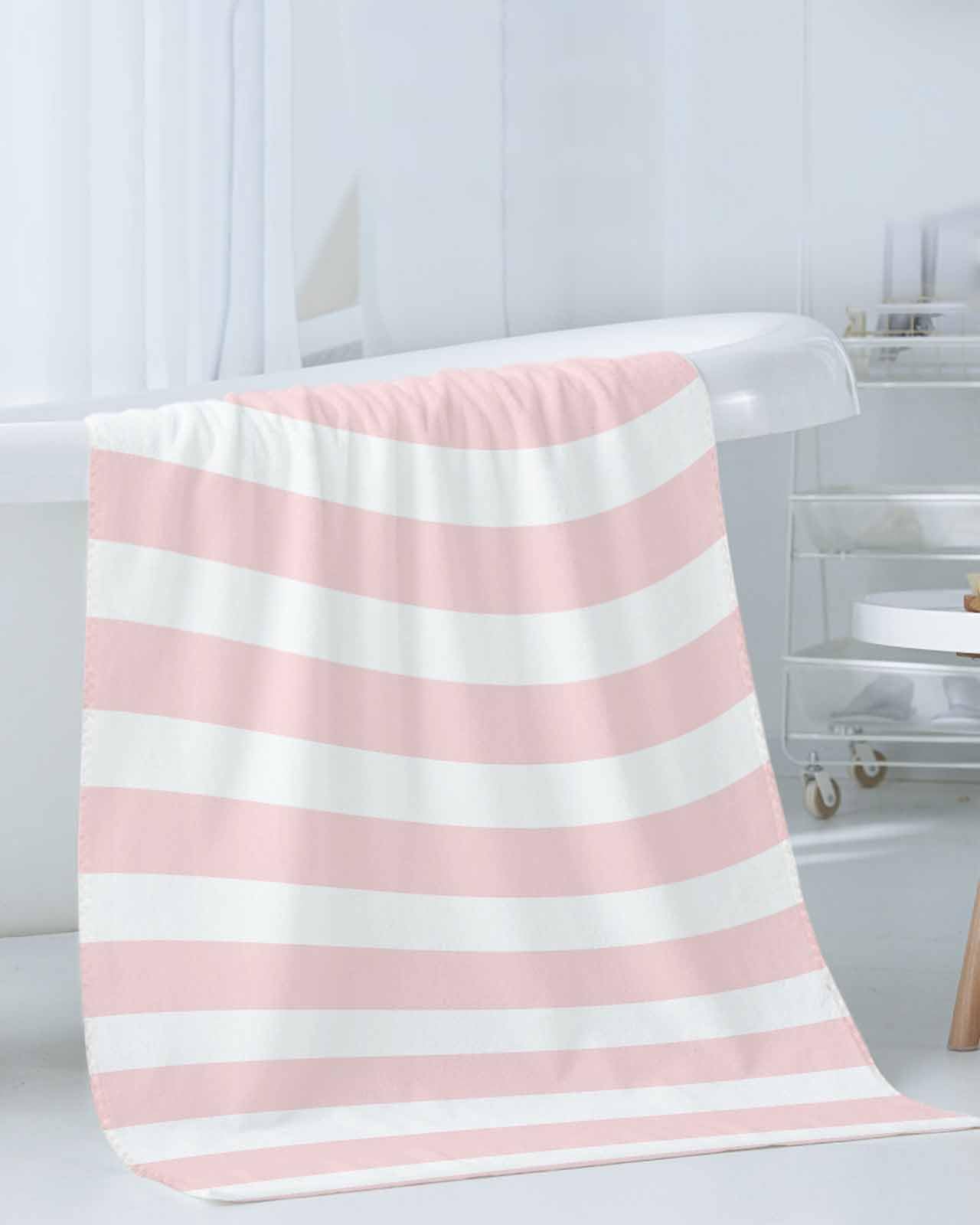 OURVER Toalla De Microfibra De Secado Rápido | Toalla De Baño Suave Y Absorbente Para Adultos | Ideal Para Ducha, Piscina, Spa Y Viajes | Unidad