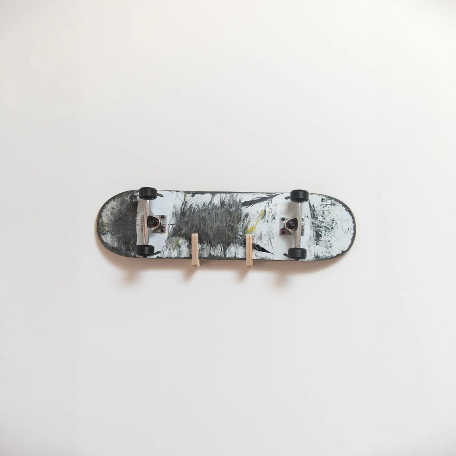 Genérico Soporte De Pared Para Tabla De Skate, 1 Par Estante Exhibidor Ahorrador De Espacio Para Skateboard Y Snowboard Hogar Oficina