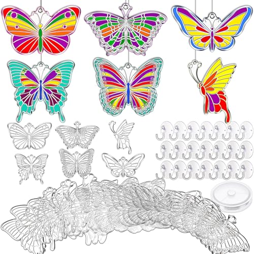 Attrape-soleil papillon à faire soi-même idée cadeau anniversaire et fête d'enfants
