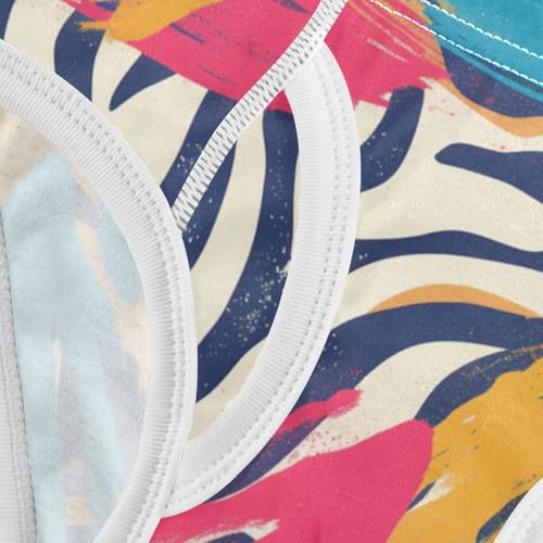 KLL Tigers animal Animal Print Toddler Boys Cotton Training Underwear Cute Children Undies 5