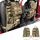 Camo Tactical Car Seat Back Gun Rack Holder Organizer with Handgun Molle Panel for Truck Vehicles SU