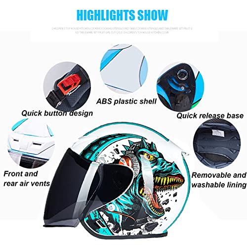 Casque jet propre et confortable avec système de ventilation - 3