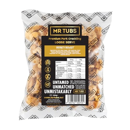 Craquelures de Porc Mr Tubs Pork Crackling, Sachet Vrac de