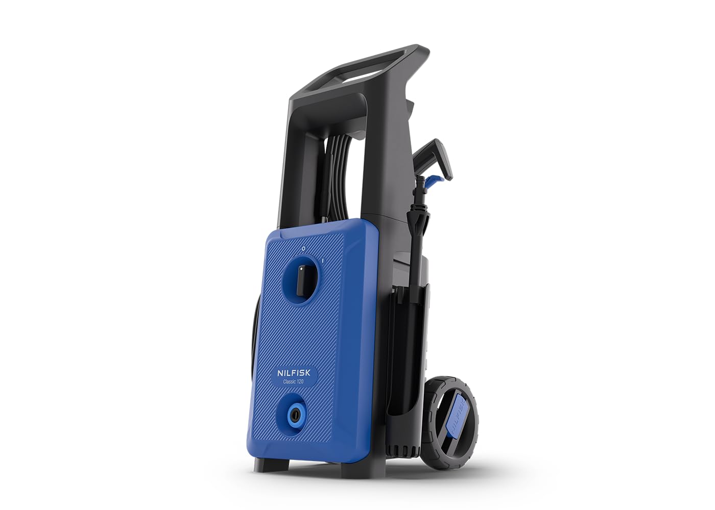 Nilfisk Classic 120 Bares - Hidrolimpiadora de Alta Presión Fácil de Usar - Limpiadora de Patios, Coches y Exteriores (1600 W)
