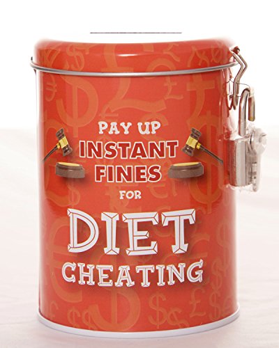 Boxer Gifts Instant Fines Pay Up Tin, Diet Cheating