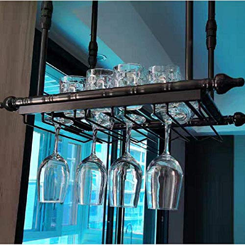 Support de décoration de plafond avec casier à vin rétro en métal