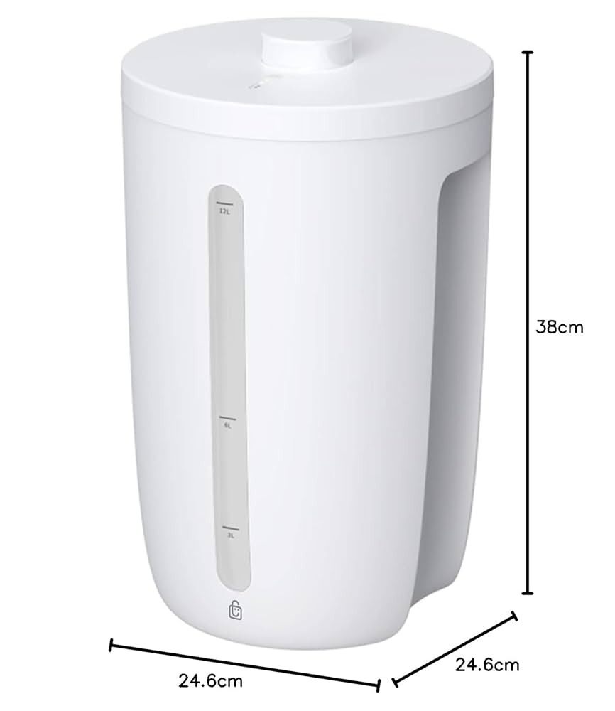 自動真空保存容器 7L(5kg) - 充電式、長持ち、静音デザイン