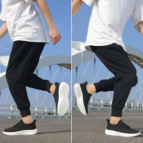 Image of VAMJAM Men's Running Shoes Slip On Walking Shoes Non Slip Lightweight Workout Breathable Gym Sneakers Fashion Mesh Sneakers